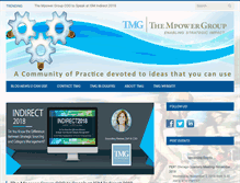 Tablet Screenshot of blog.thempowergroup.com